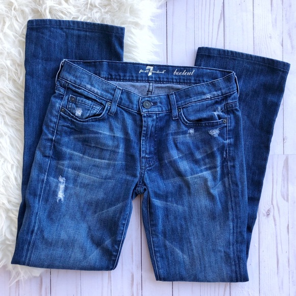 7 For All Mankind Denim - 🌸7 For All Mankind jewel pocket bootcut Jeans